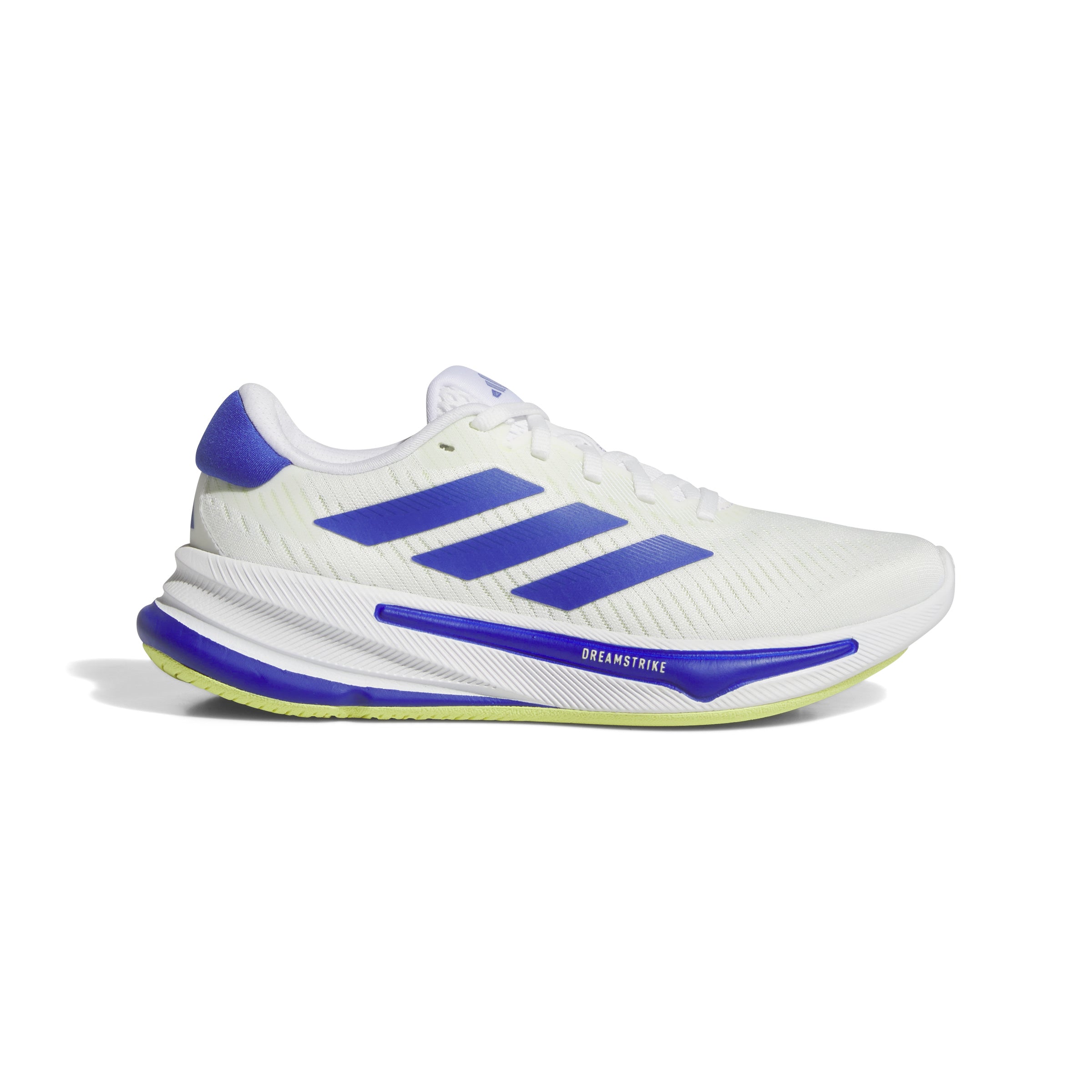 adidas Kids' Supernova Ease J Footwear Adidas Footwear White/Lucid Blue/Lime-JI4107 3.5