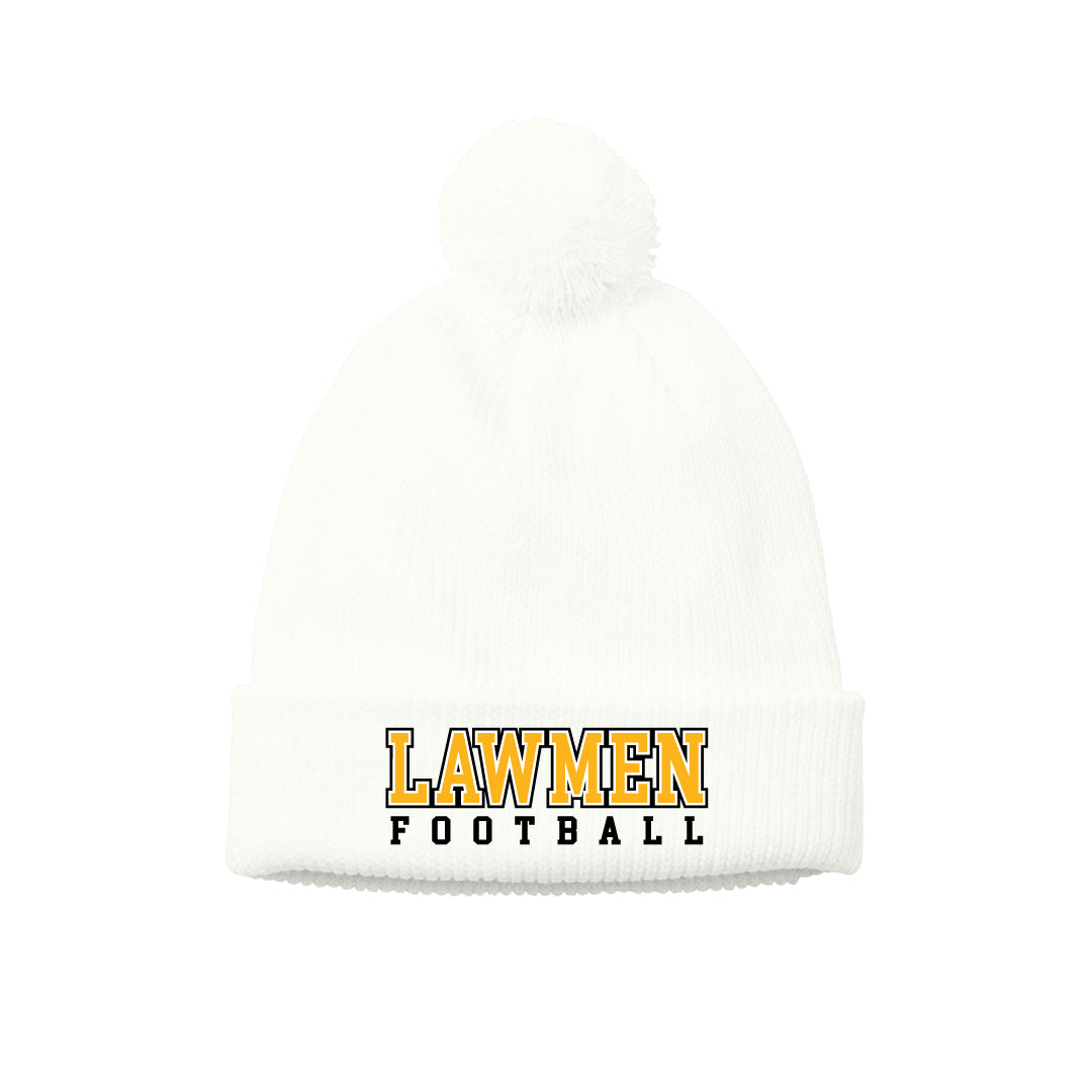 Law Football Pom Beanie Logowear Jonathan Law Football Marshmallow