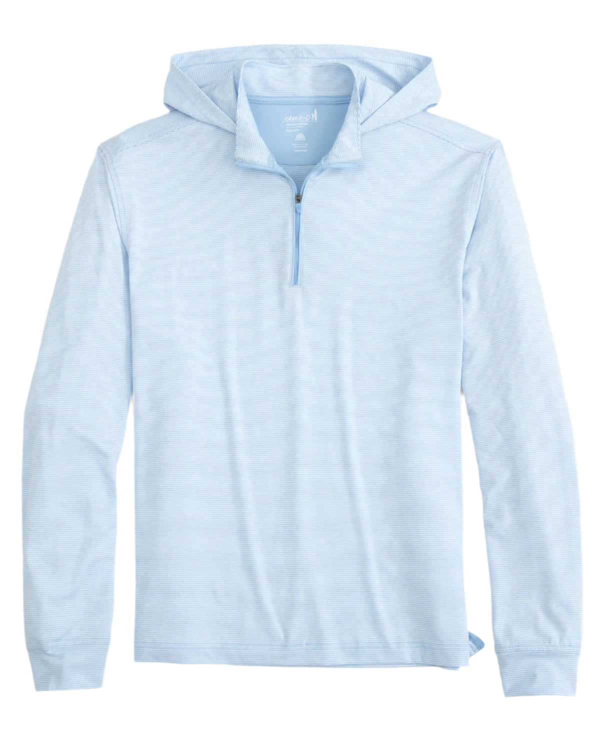 Johnnie-O Men's Hybrid Performance 1/4 Zip Hoodie Apparel Johnnie-O Gulf Blue Small
