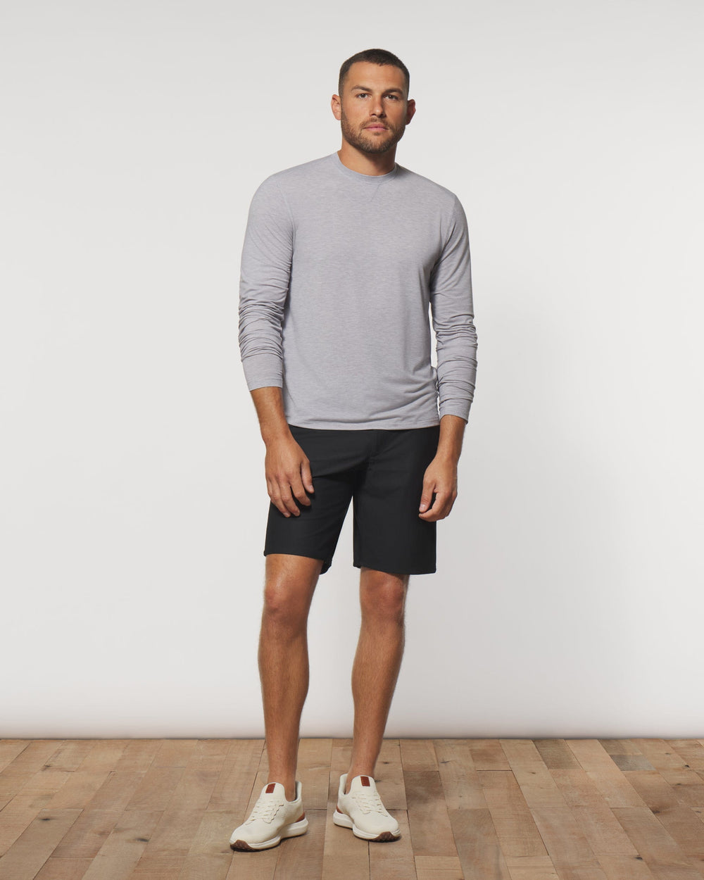 Johnnie-O Men's Course Performance Long Sleeve T-Shirt Apparel Johnnie-O Seal Small