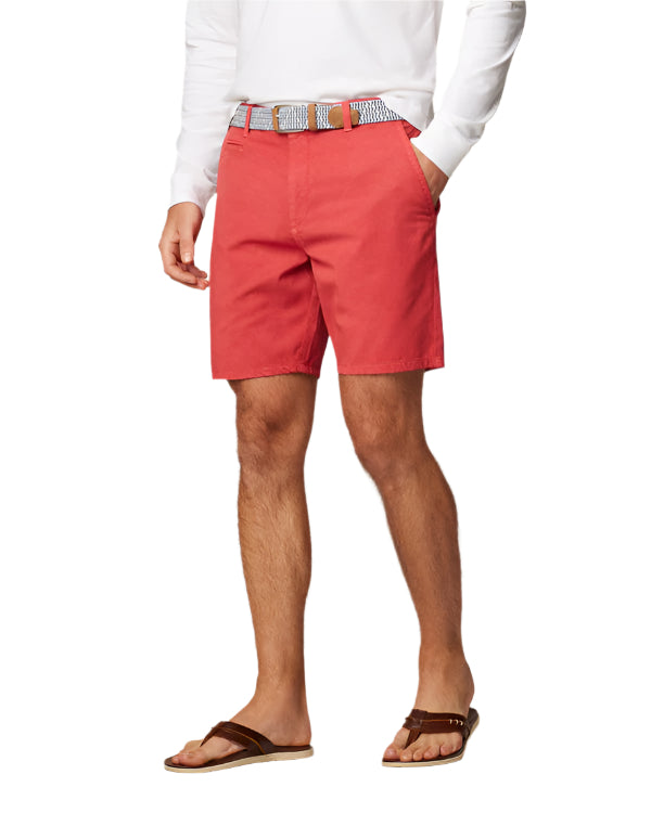 Johnnie-O Men's Nassau Cotton Blend Shorts Apparel Johnnie-O Malibu Red 30
