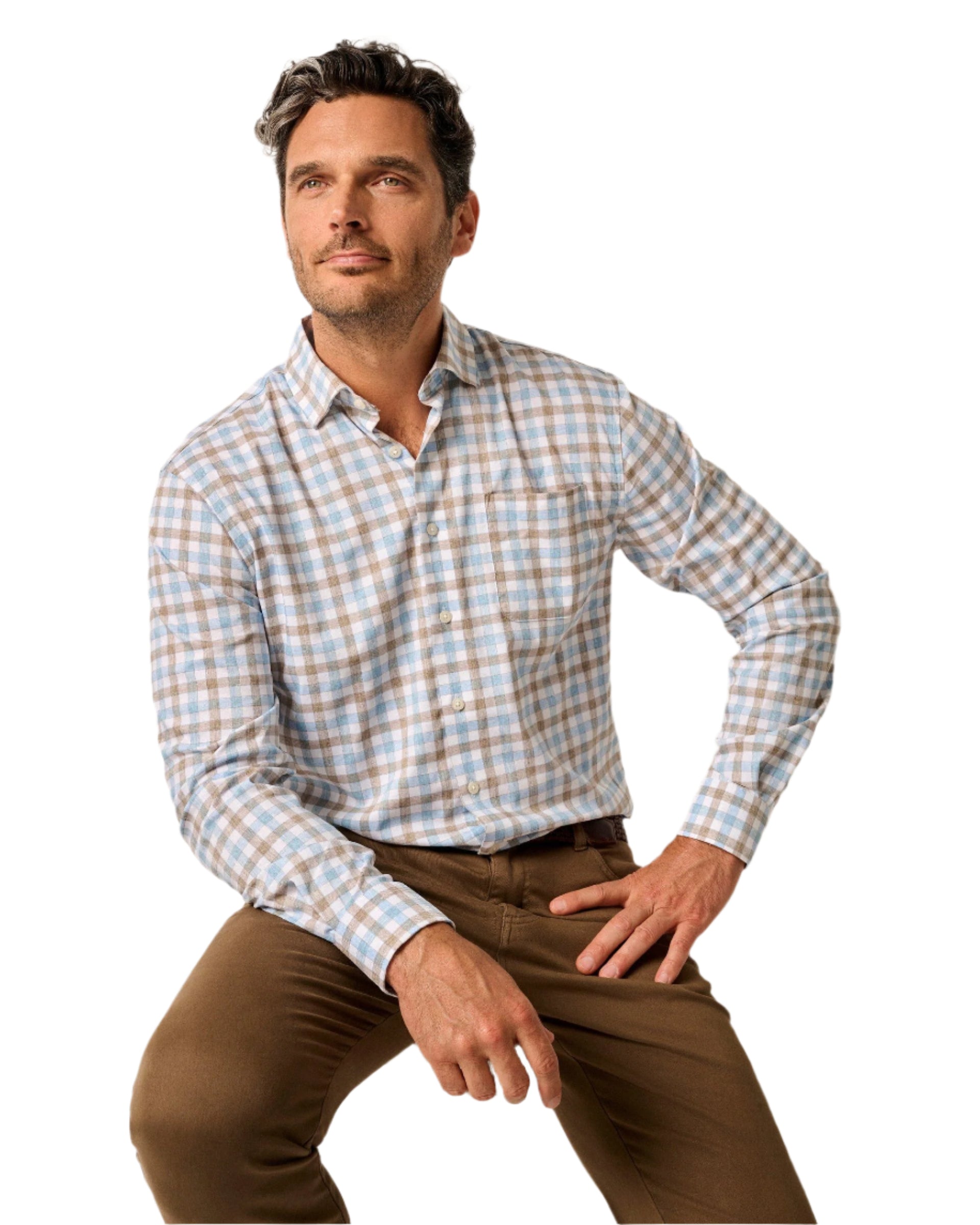 Johnnie-O Men's McArthur Button Down Shirt Apparel Johnnie-O Cabana Small