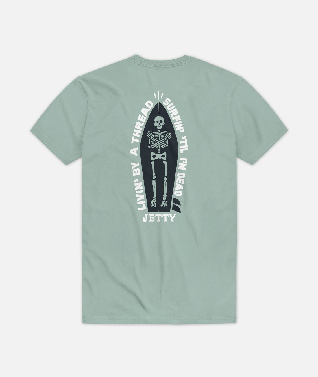 Jetty Mens Coffin Tee Apparel Jetty Mint Small