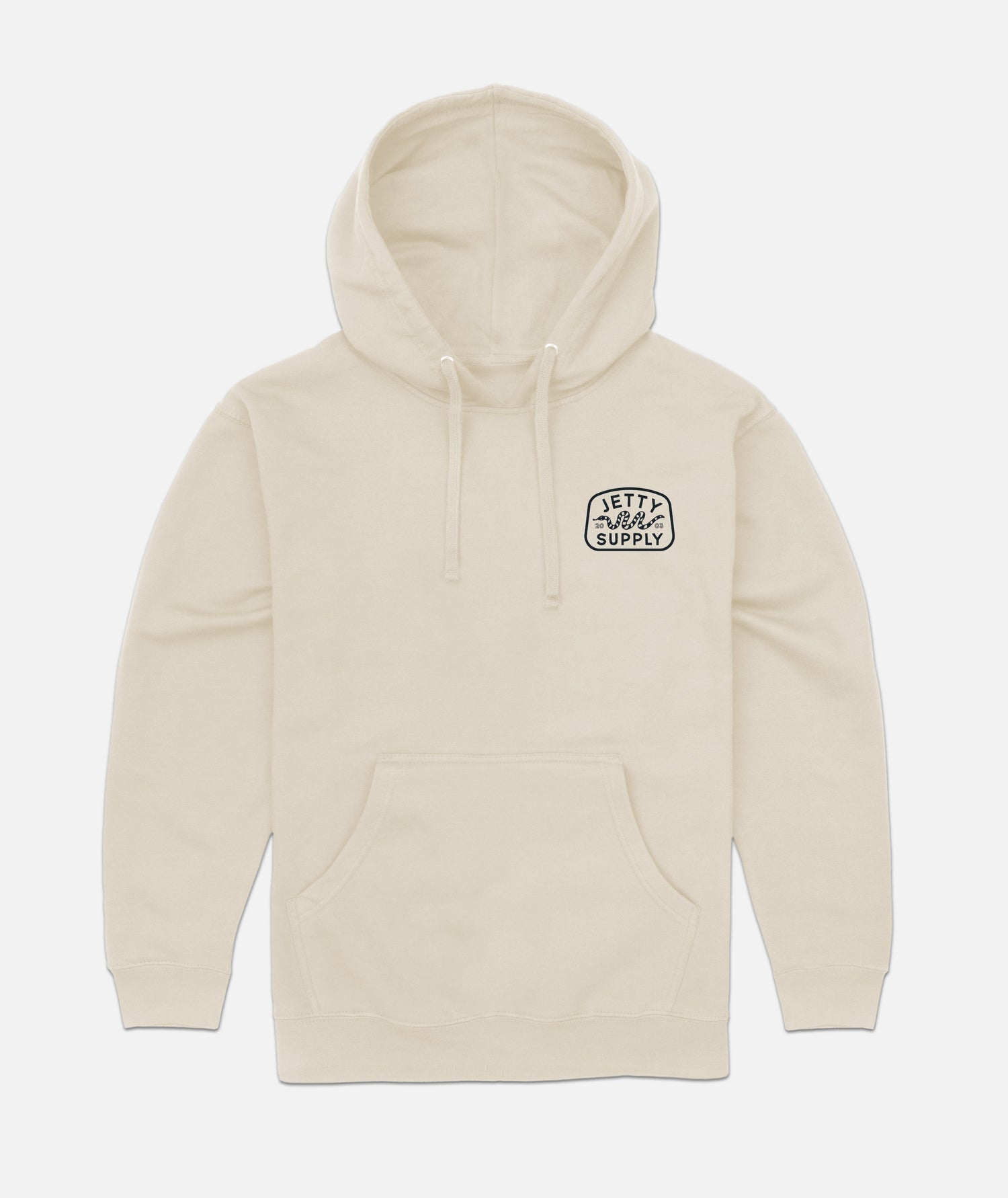 Jetty Mens Nautilus Hoodie Apparel Jetty Bone Small