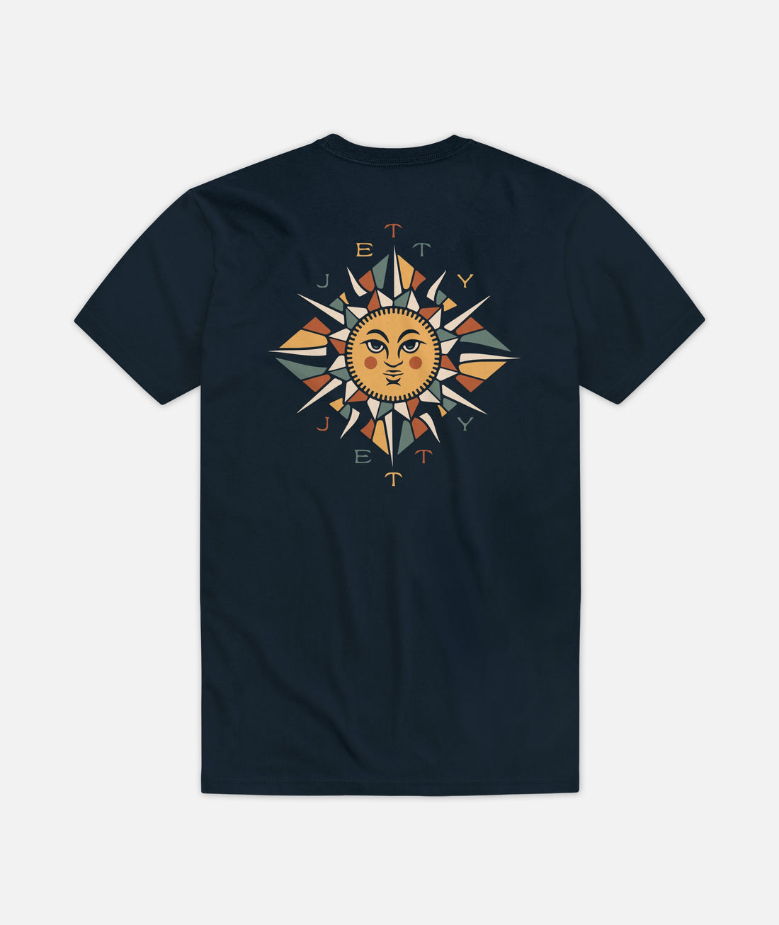 Jetty Mens Refraction Tee Apparel Jetty Navy Small