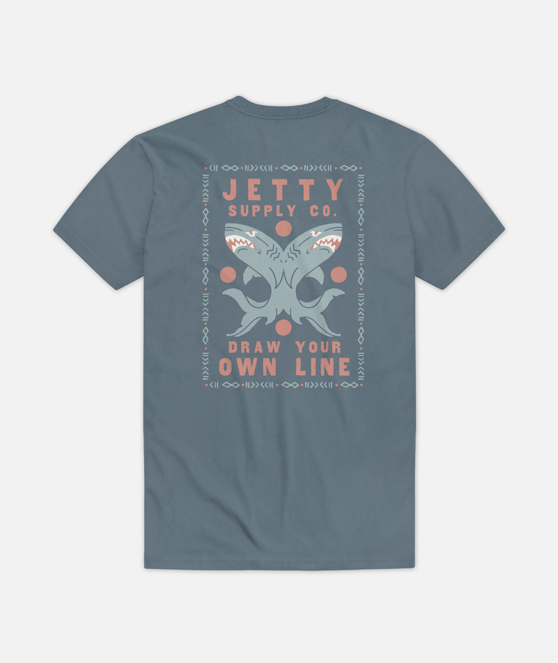Jetty Mens Thrash Tee Apparel Jetty Blue Small