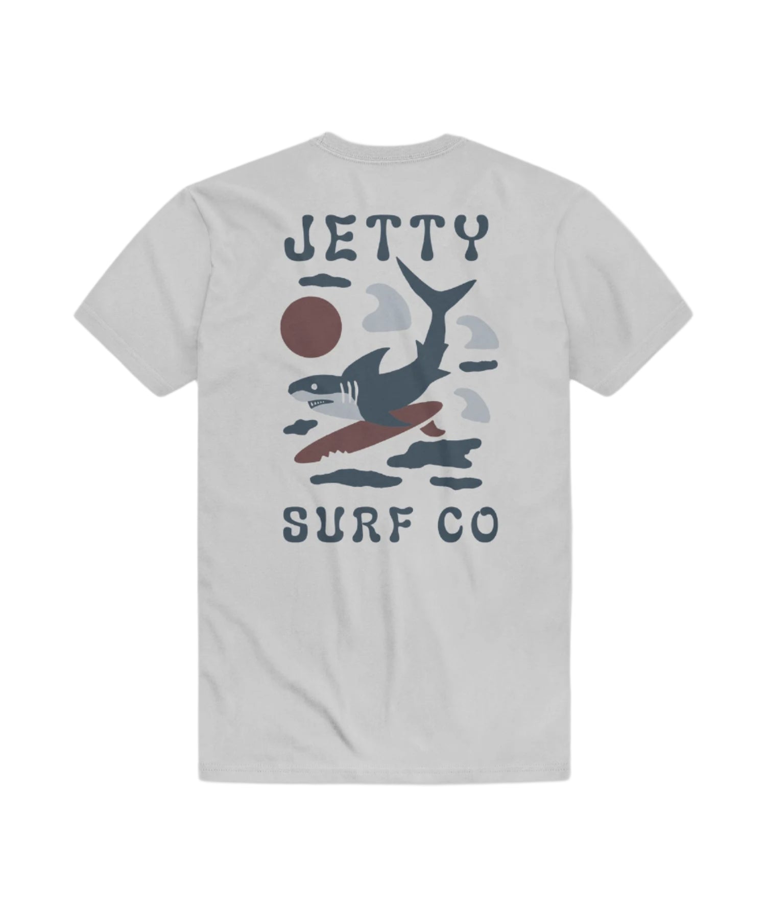 Jetty Men's Boardbiter Tee Apparel Jetty Silver Small