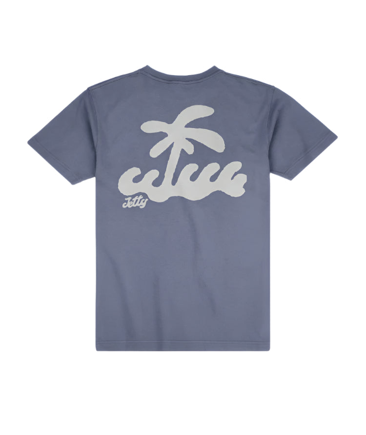 Jetty Men's Droplet Tee Apparel Jetty Fog Small