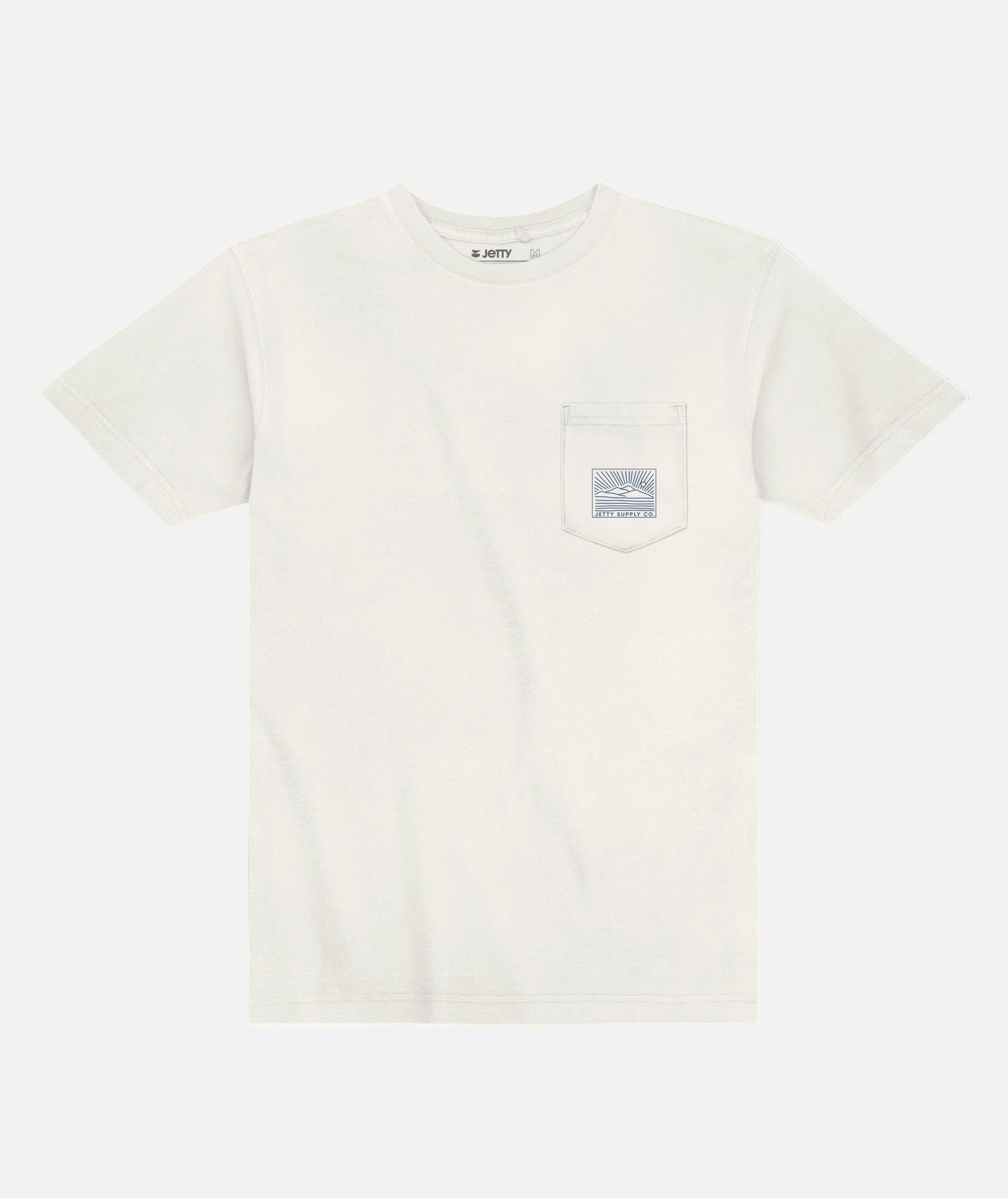 Jetty Men's Fresh Catch Pocket Tee Apparel Jetty White Small