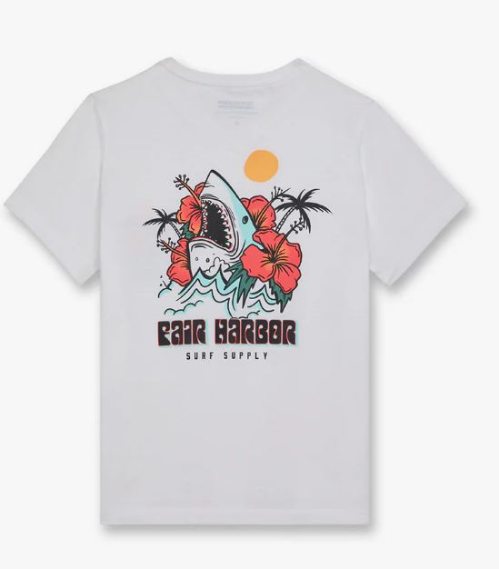 Fair Harbor Kids' Kismet Graphic Tee Apparel Fair Harbor Surf Supply Shark Small