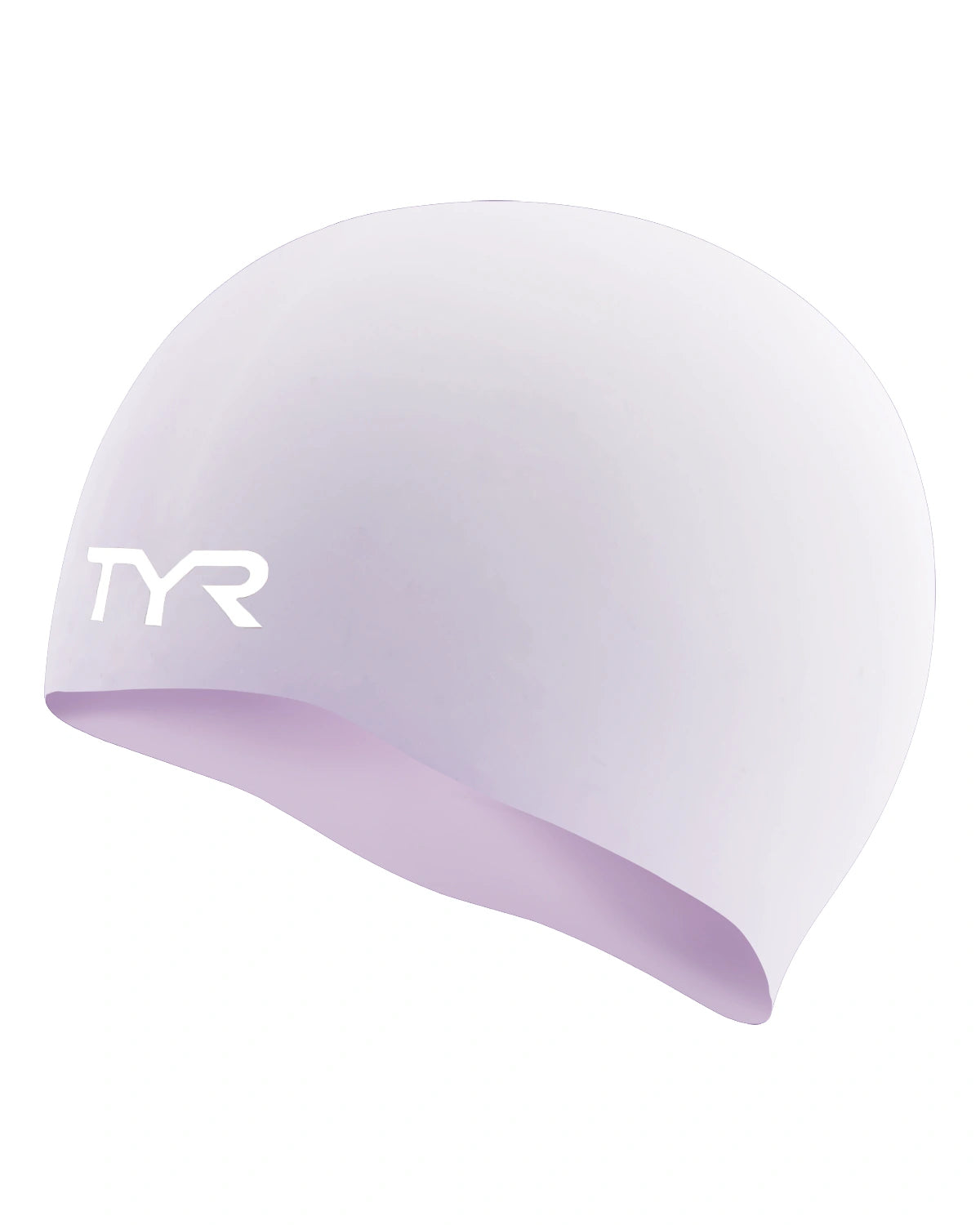 TYR Wrinkle-Free Junior Silicone Swim Cap Equipment TYR Lilac