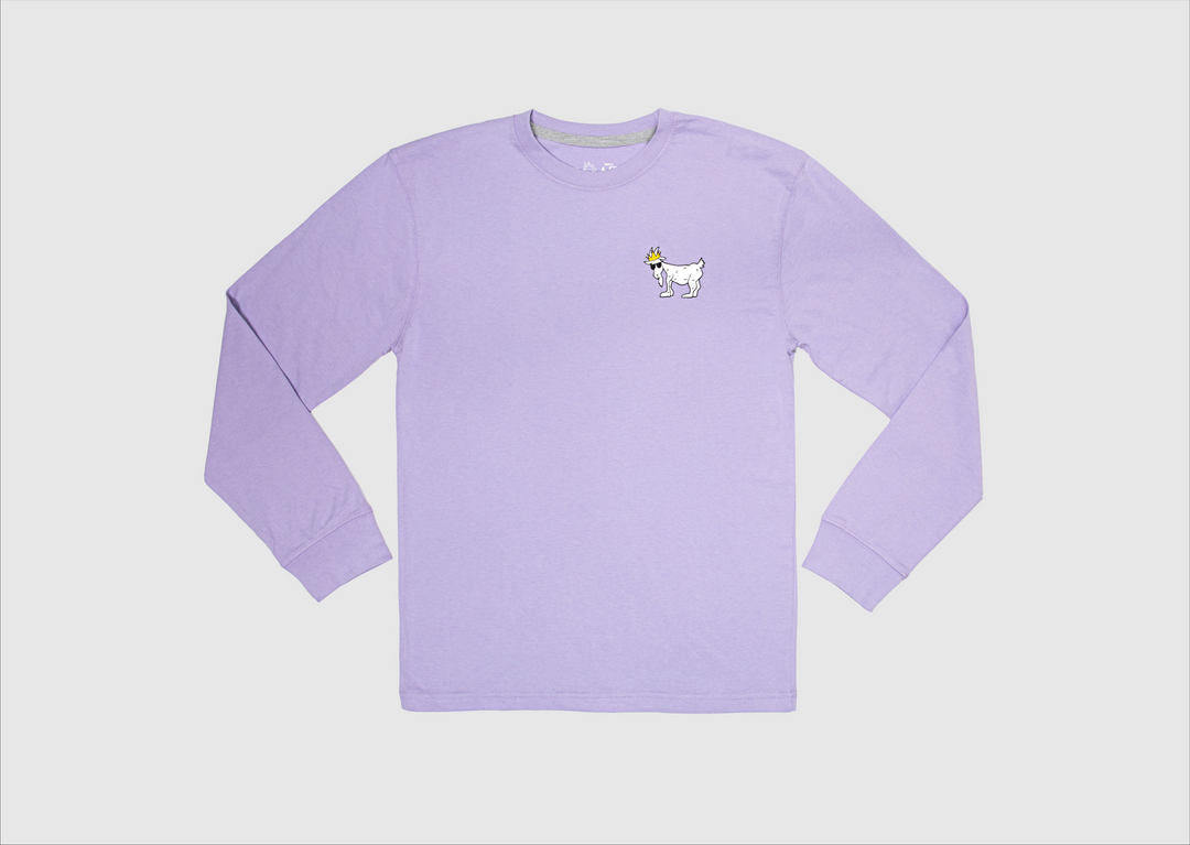 Goat USA Youth OG Long Sleeve T-Shirt Apparel Goat USA Lavender Youth Small 