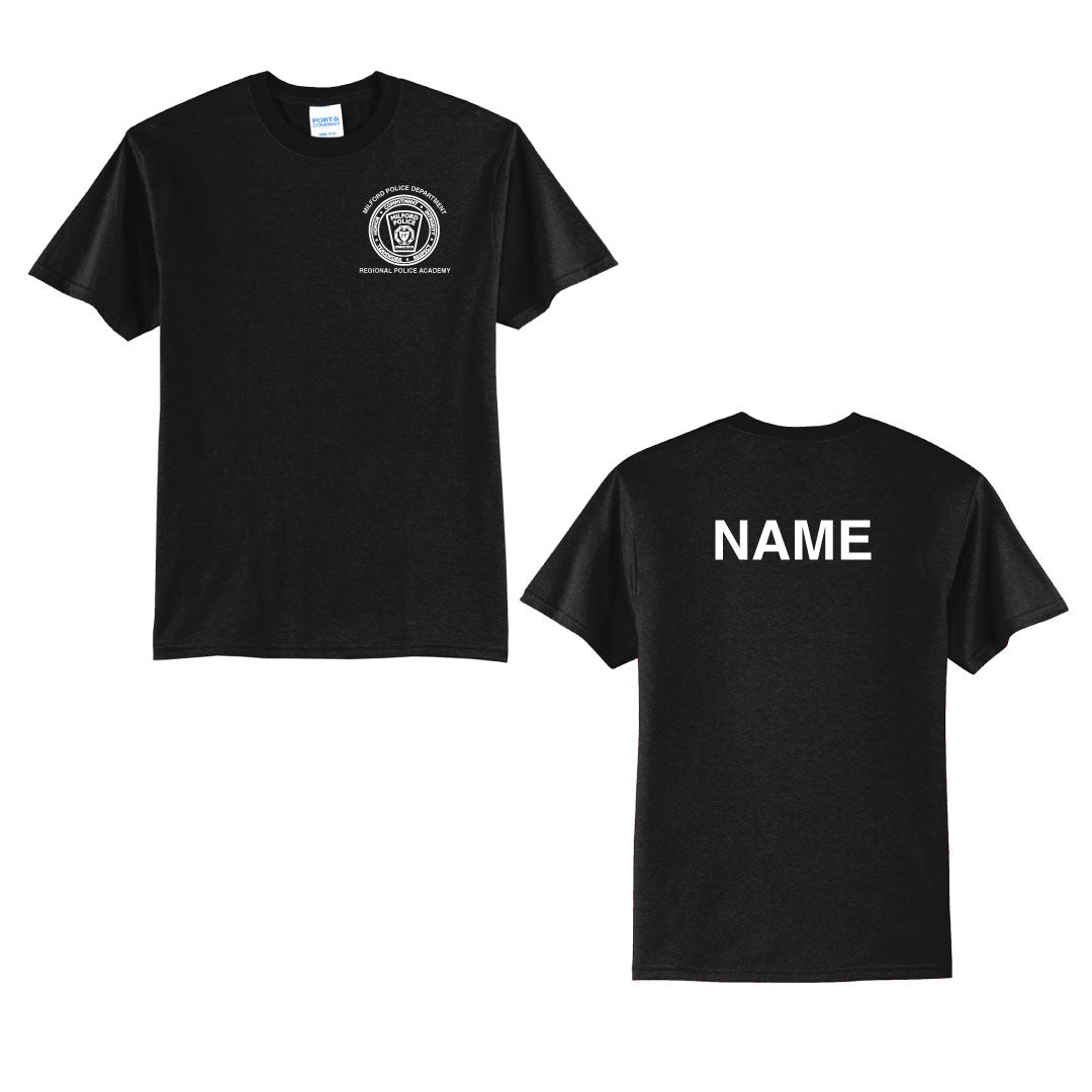 Milford Regional Police Academy Cotton Blend Short Sleeve Logowear Milford Police Regional Academy Mens S