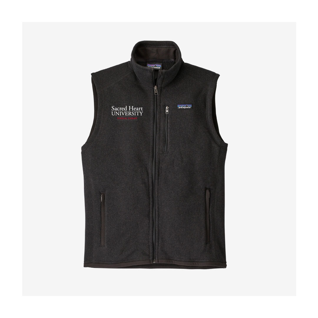 SHU DPT Patagonia Better Sweater Vest Logowear SHU DPT Black Mens S
