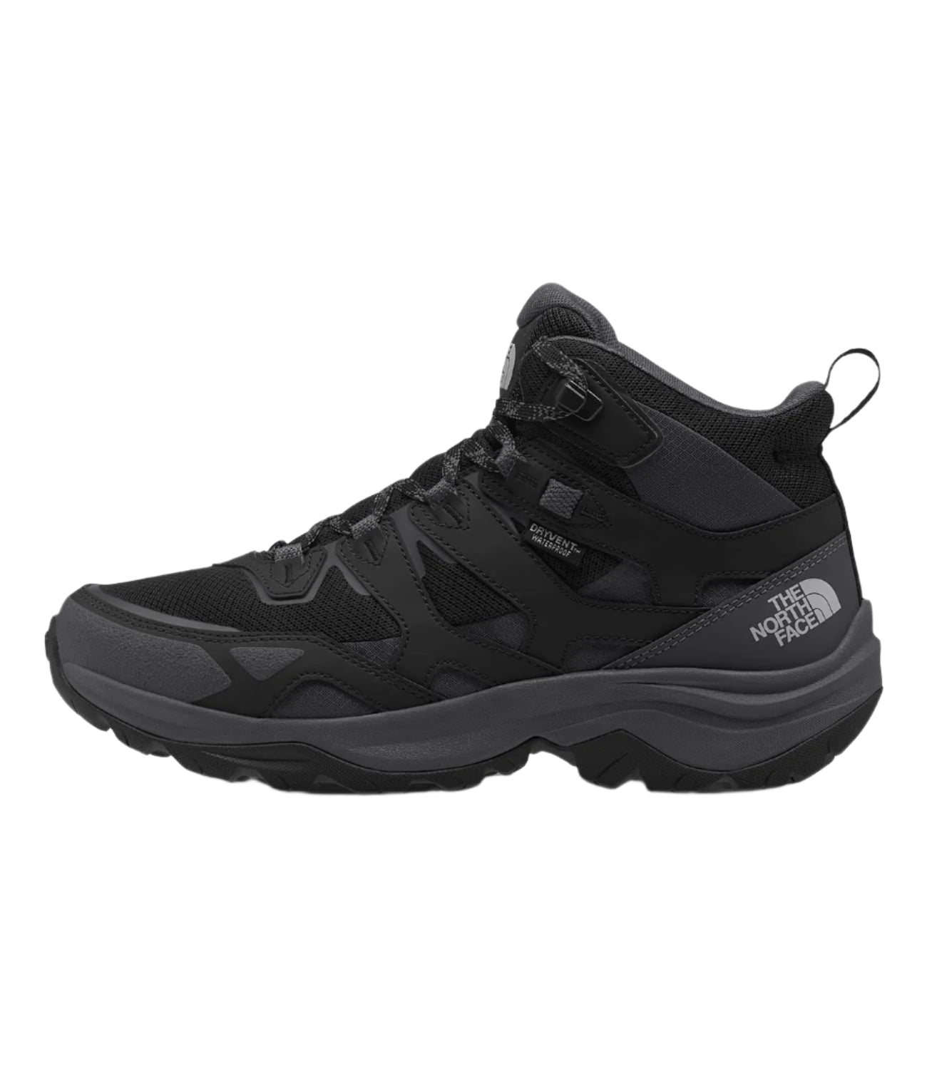 The North Face Men's Hedgehog 3 Mid WP Hiking Boots Footwear North Face TNF Black/Asphalt Grey 9