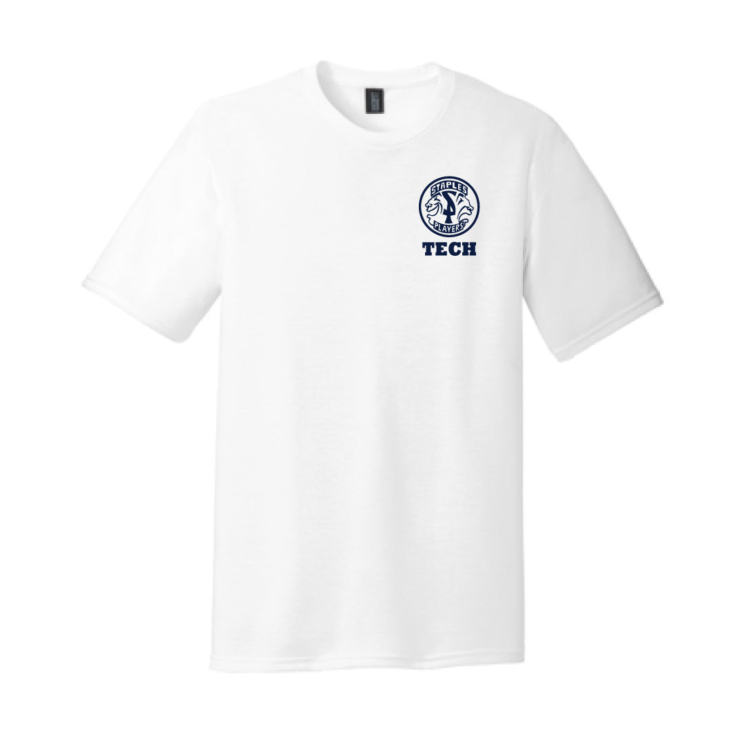 Staples Players Tri Blend Short Sleeve Logowear Staples Players White Mens S