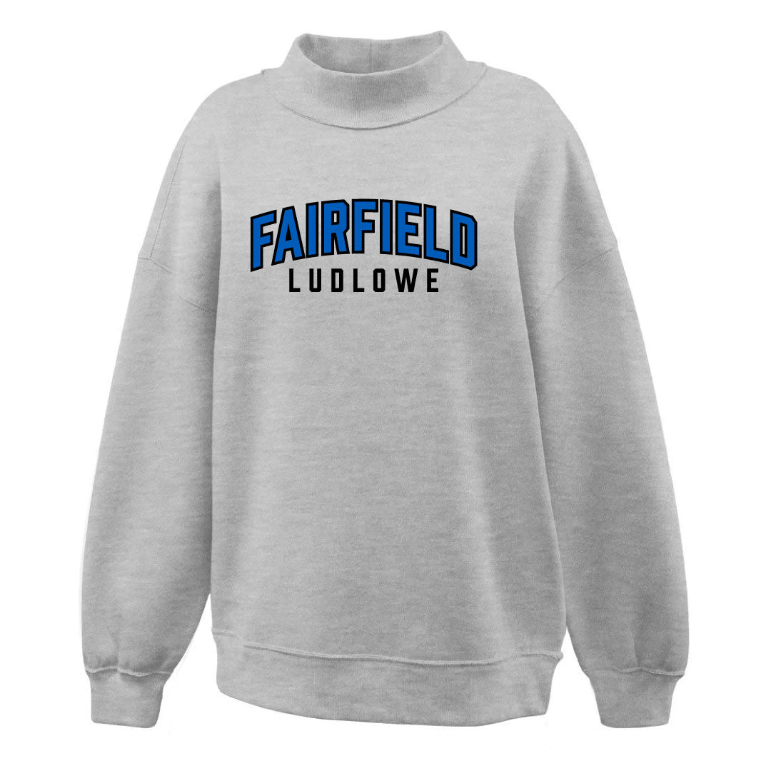 FLHS Ladies Mockneck Sweatshirt