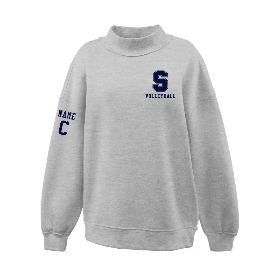 Staples Girls Volleyball Mockneck Sweatshirt Logowear Staples Girls Volleyball Ladies XS