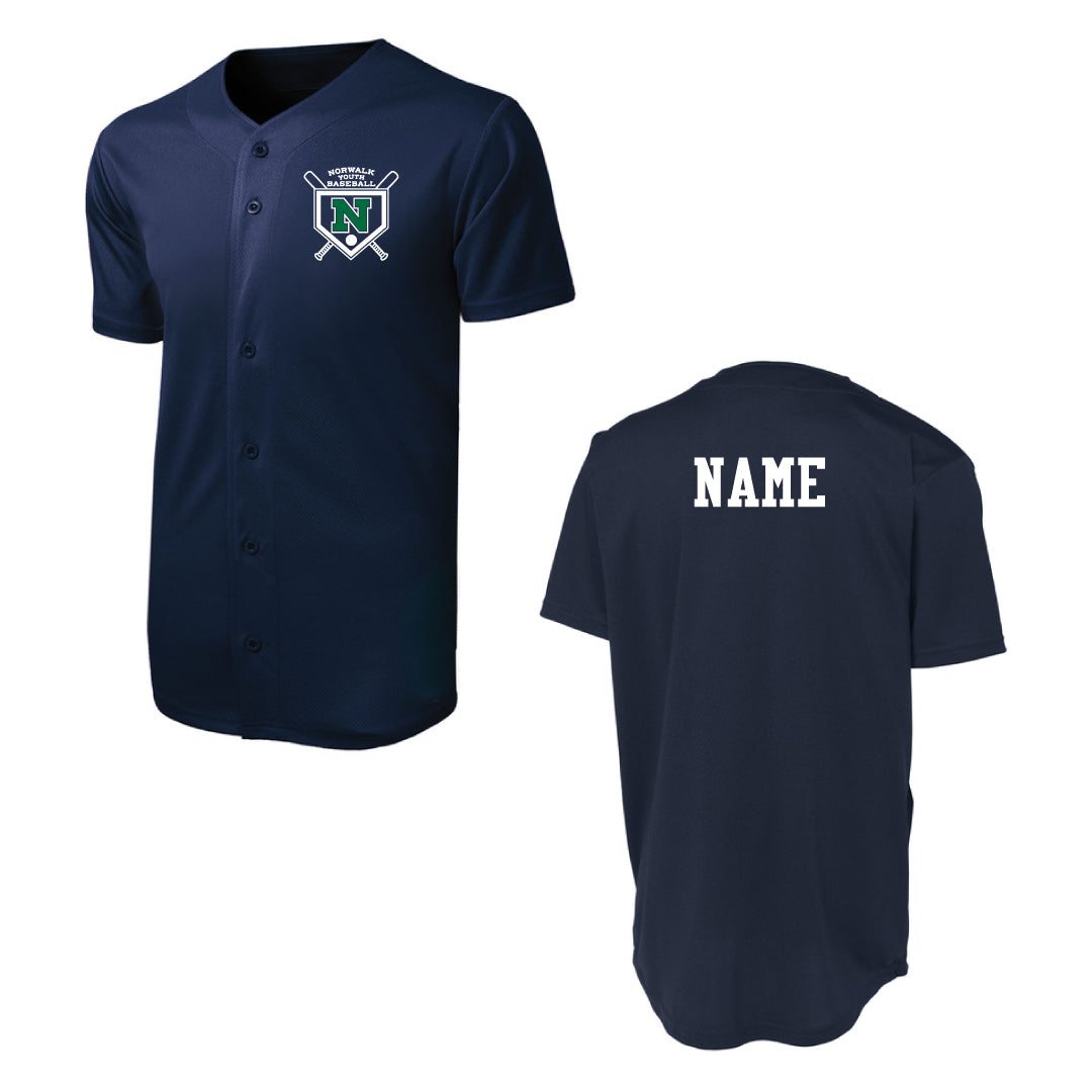 NYB Mom's Full Button Jersey