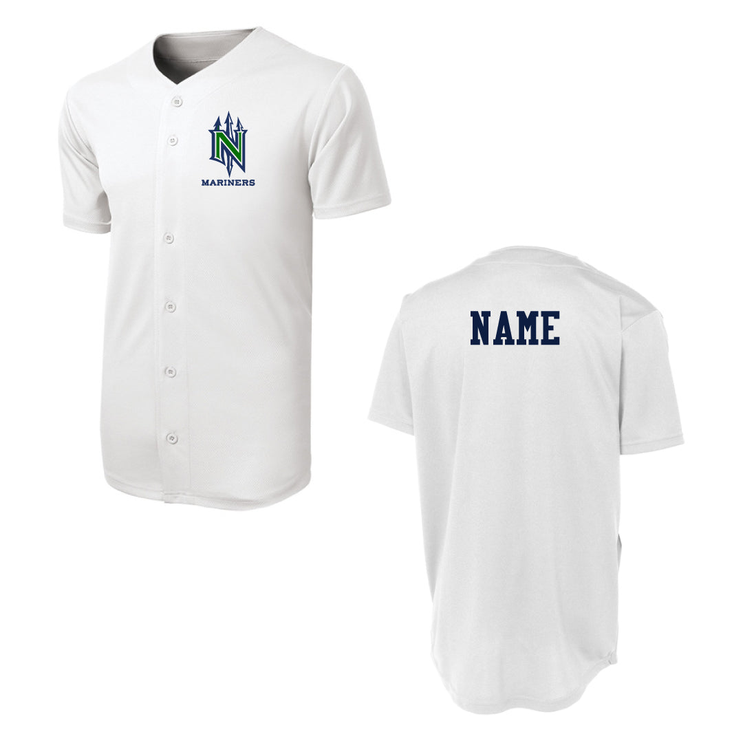NYB Mariners Mom's Full Button Jersey