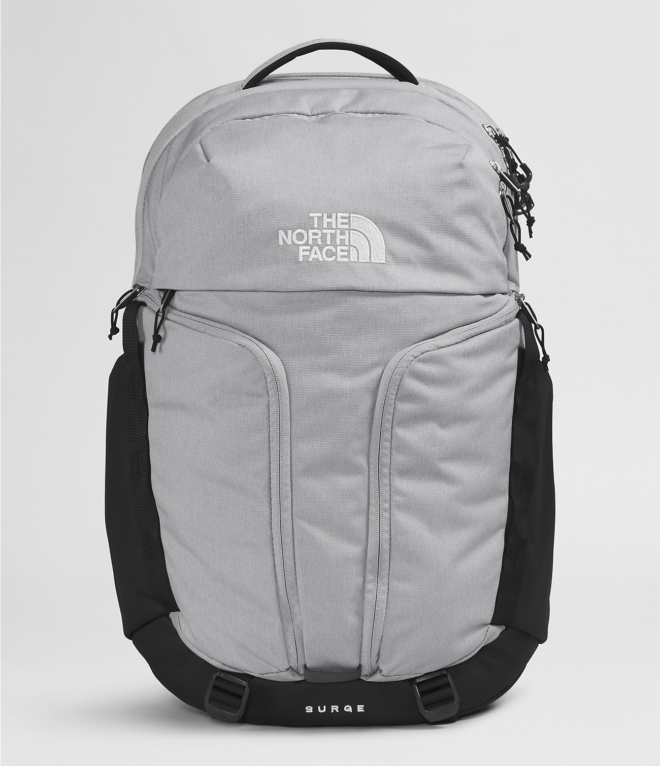 The North Face Surge Backpack Accessories North Face Meld Grey Dark Heather/TNF Black-201