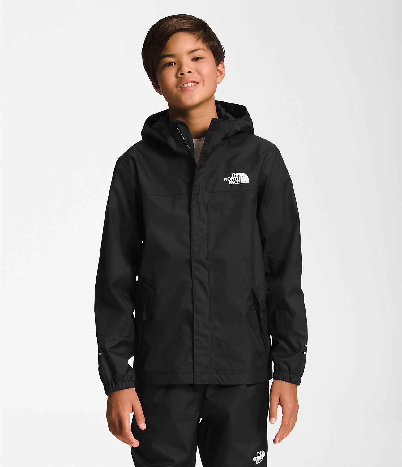 The North Face Boys' Antora Rain Jacket Apparel North Face TNF Black-KX7 XSmall
