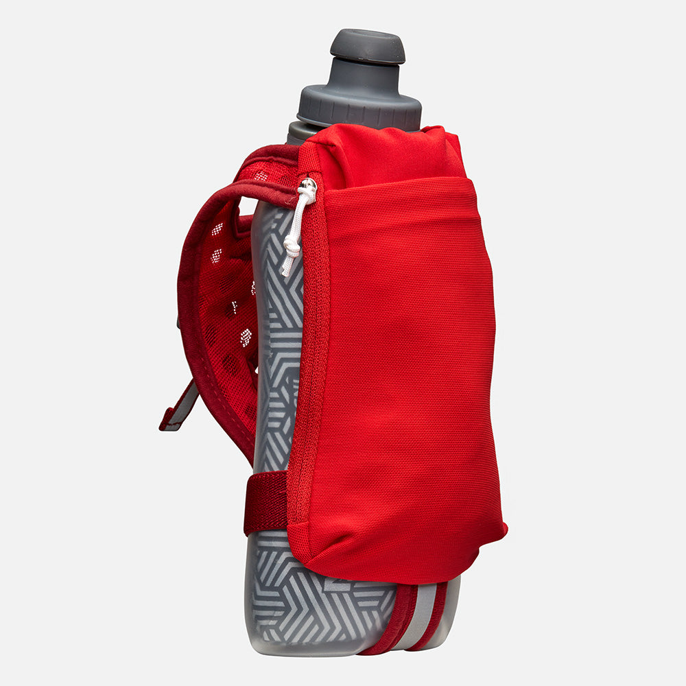 Nathan SpeedDraw 2 Insulated Flask 18oz Hydration Nathan Ribbon Red/Reflective Silver
