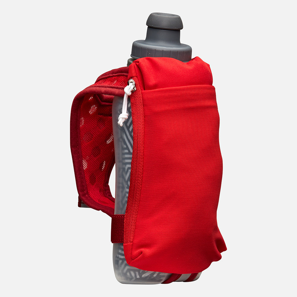 Nathan SpeedDraw 2 Insulated Flask 12oz Hydration Nathan Ribbon Red/Reflective Silver