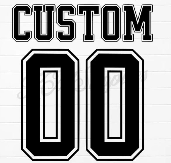 Name & Number Included -In store Pickup Logowear Personalization