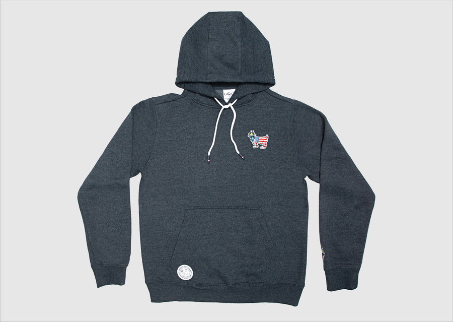 Goat USA Youth Freedom Hooded Sweatshirt Apparel Goat USA Navy Youth Medium 