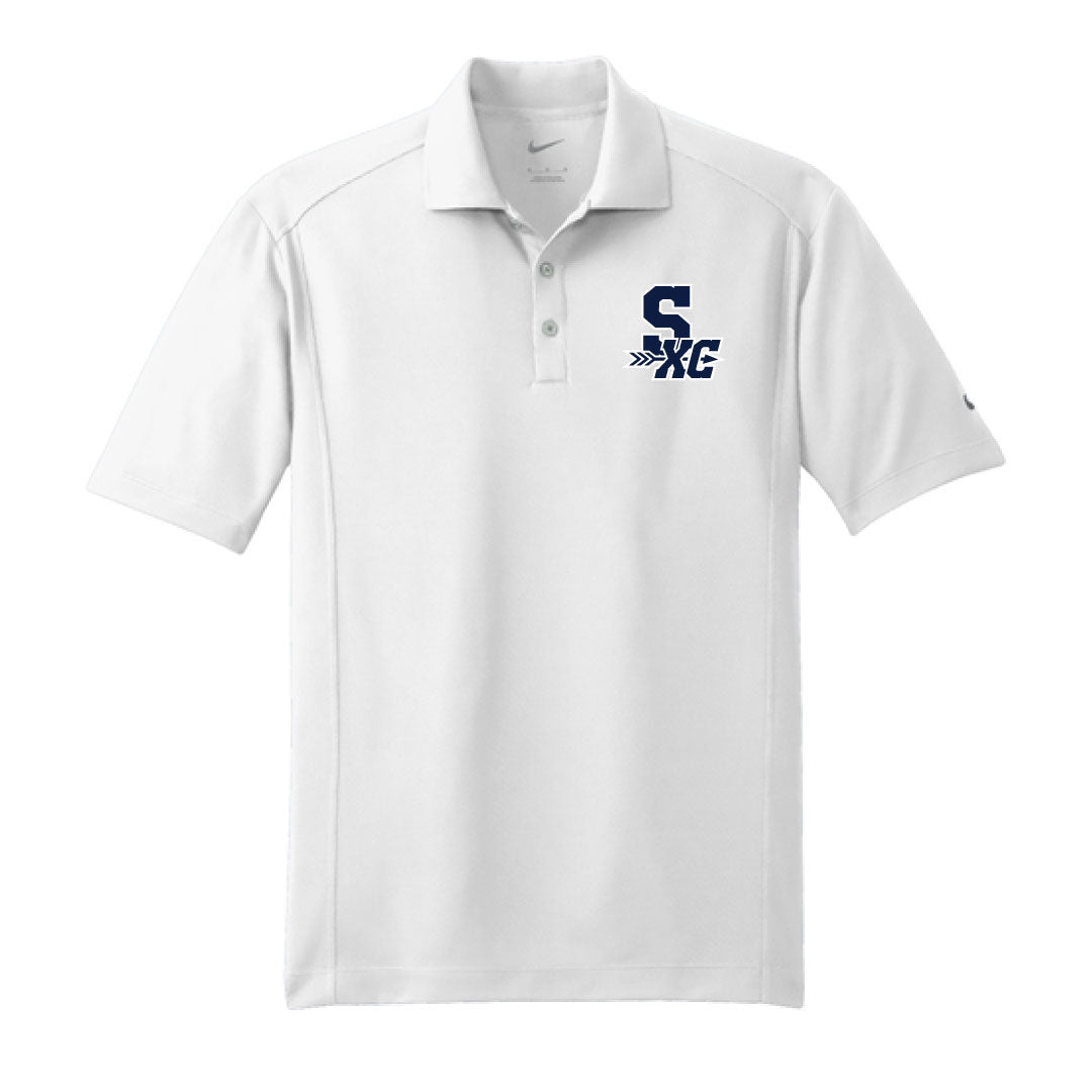 Staples Boys Cross Country Nike Polo Logowear Staples Boys Cross Country White Mens S