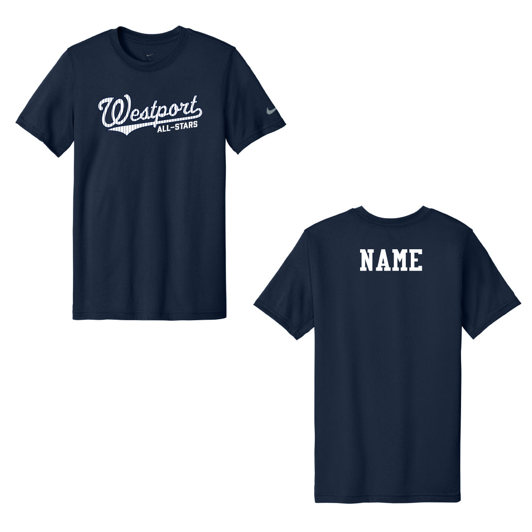 WLL District Fanwear Nike Dri Fit Tee Logowear WLL District Fanwear Youth XS