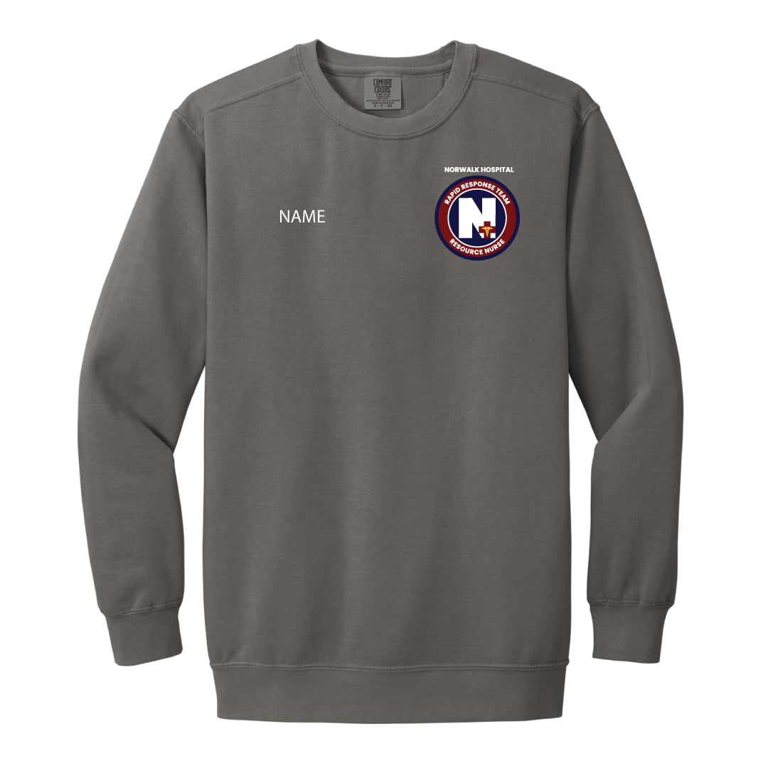 Norwalk Hospital RRT Comfort Colors Crew Sweatshirt