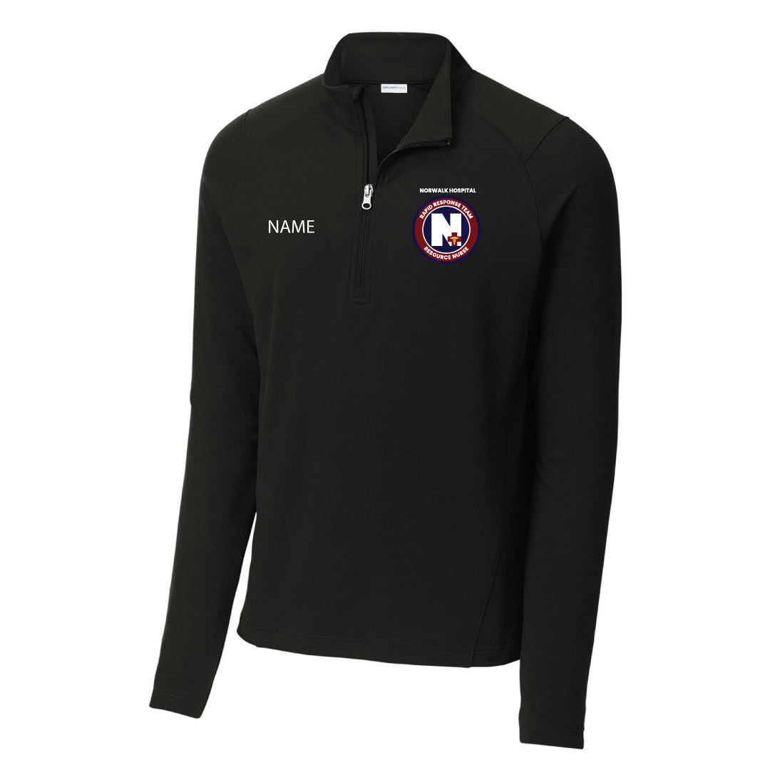Norwalk Hospital RRT 1/4 Zip Wick Flex Fleece