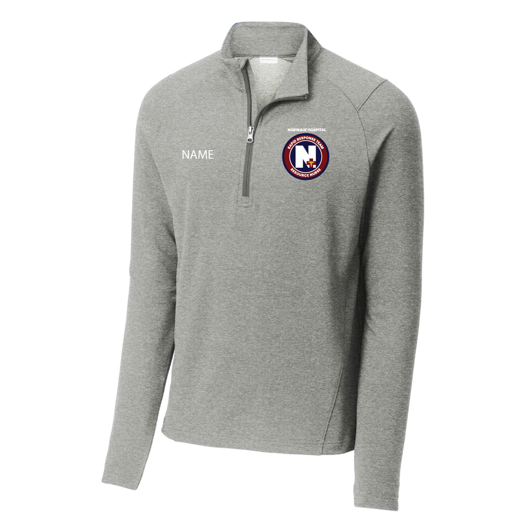 Norwalk Hospital RRT 1/4 Zip Wick Flex Fleece