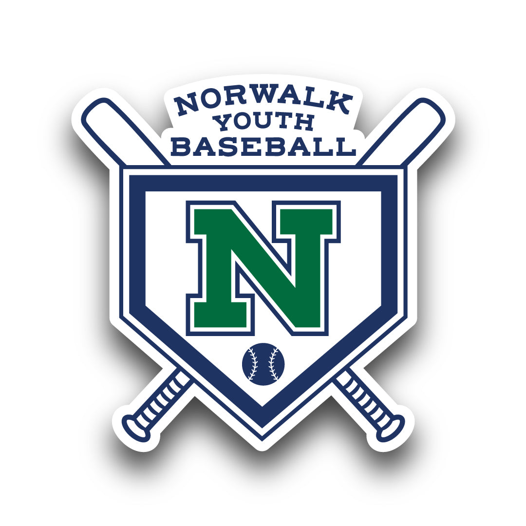 NYB Sticker / Magnet Logowear Norwalk Youth Baseball Magnet