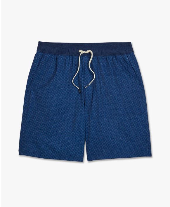 Fair Harbor Men's The One Short Apparel Fair Harbor Blue Sea Circles Small 6"