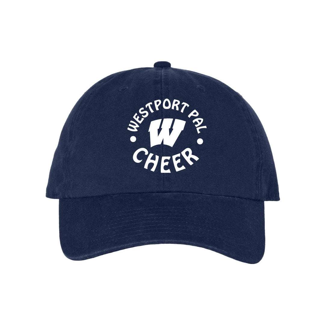 Westport PAL Cheer Baseball Hat Logowear Westport PAL Cheer Navy