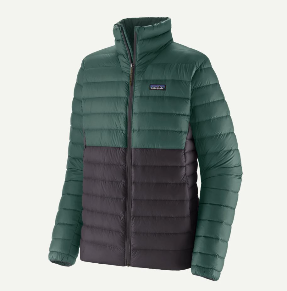 Patagonia Men's Down Sweater Jacket Apparel Patagonia Cascade Green w/Black-CABK Small