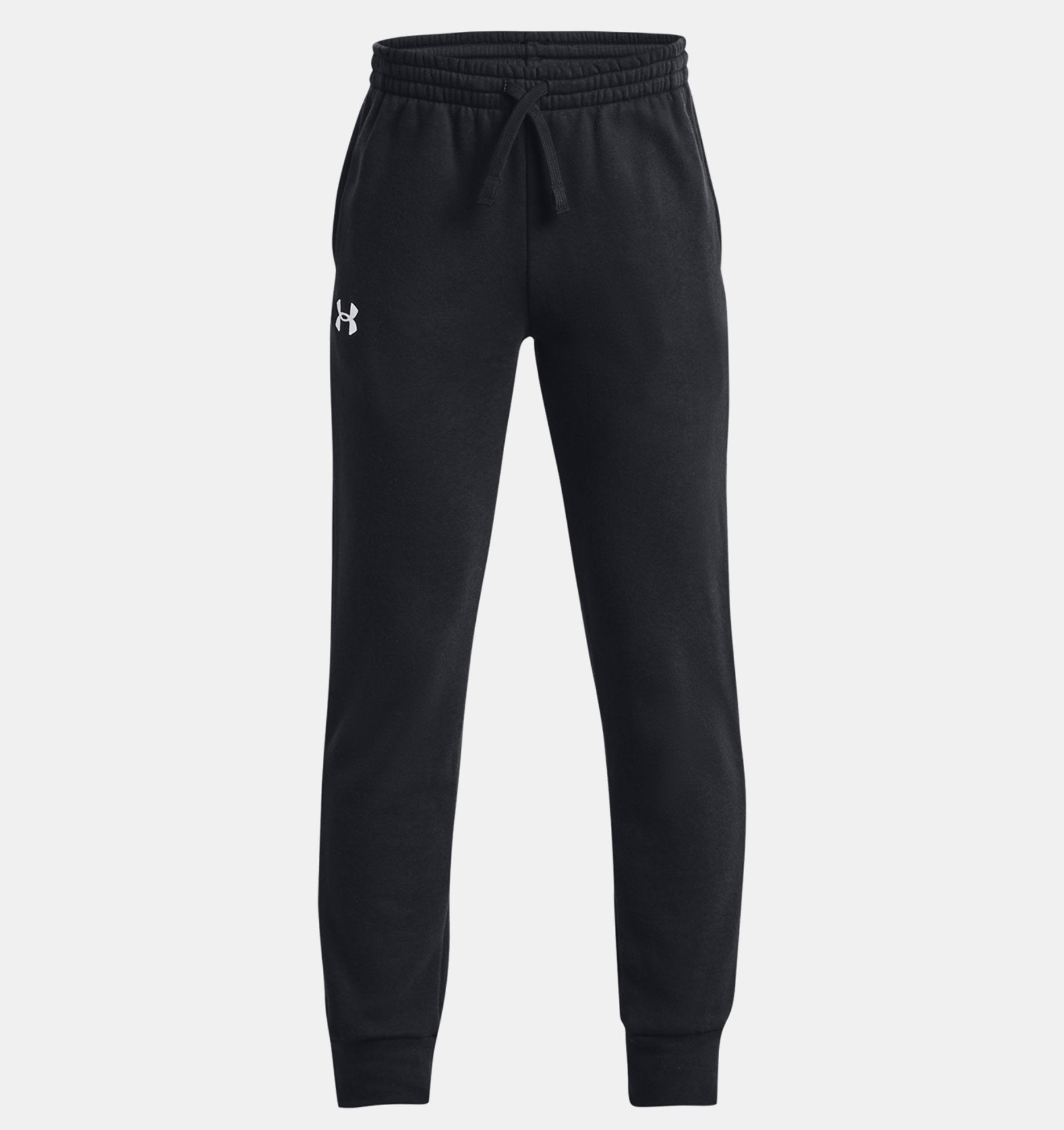 Under Armour Boys' Rival Fleece Joggers Apparel Under Armour Black/White-001 Small 