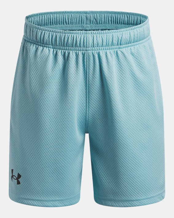 Under Armour Boys' Tech Mesh Shorts Apparel Under Armour Blue Haze/Black-425 XSmall