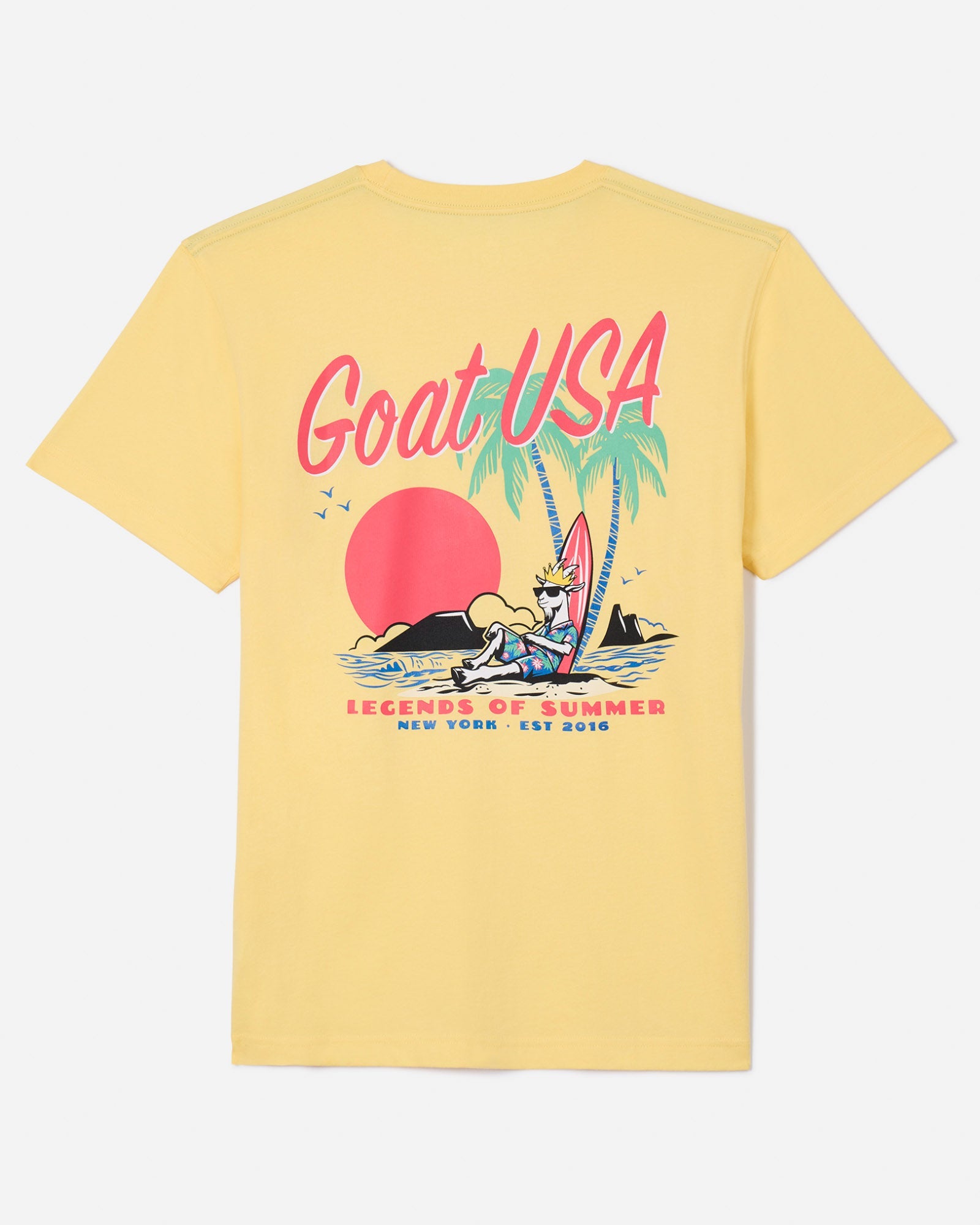 Goat USA Youth Legends of Summer Paradise '25 T-Shirt Apparel Goat USA Banana Cream Youth X-Small