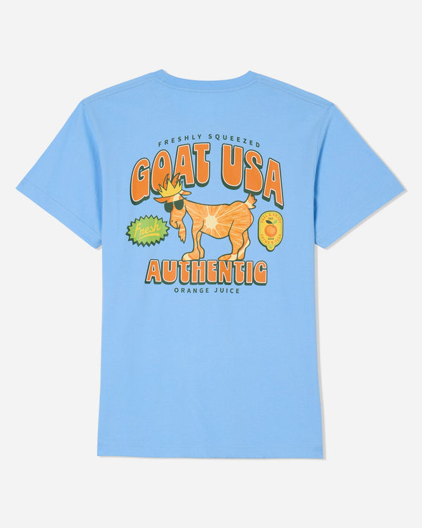 Goat USA Youth Orange Juice T-Shirt Apparel Goat USA Carolina Blue Youth XSmall