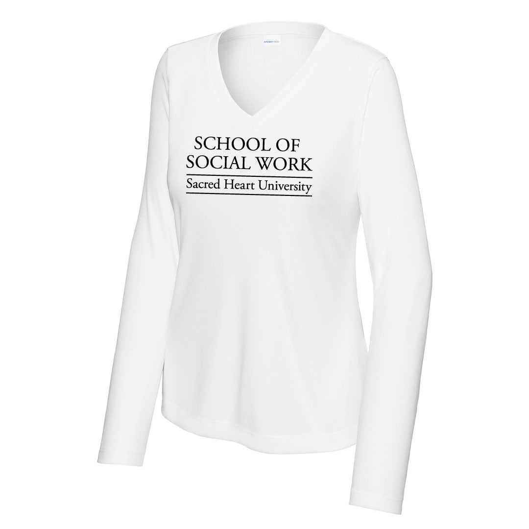 SHU School of Social Work Ladies Performance Long Sleeve