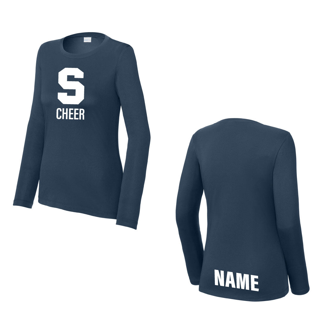 Staples Cheer Performance Long Sleeve Logowear Staples Cheerleading Ladies XS