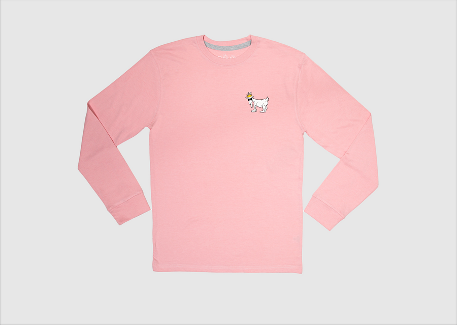 Goat USA Youth OG Long Sleeve T-Shirt Apparel Goat USA Pink Youth Small