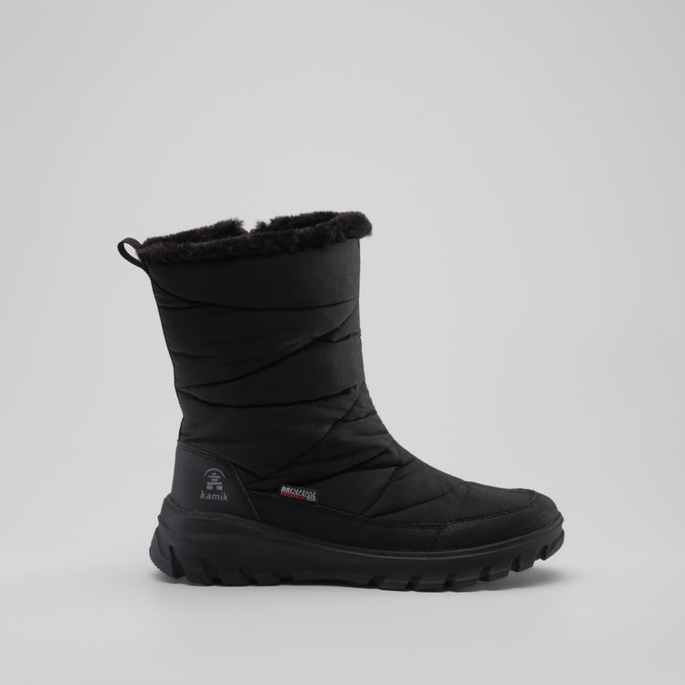 Kamik Women's Snowdon Zip Winter Boot Footwear KAMIK Black 6