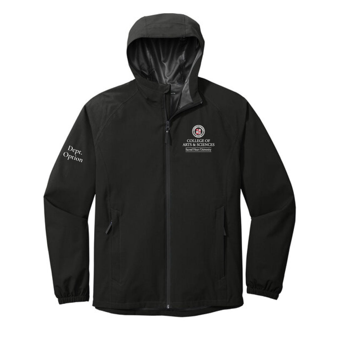 SHU College of Arts & Sciences Rain Jacket Logowear SHU College of Arts & Sciences Mens S