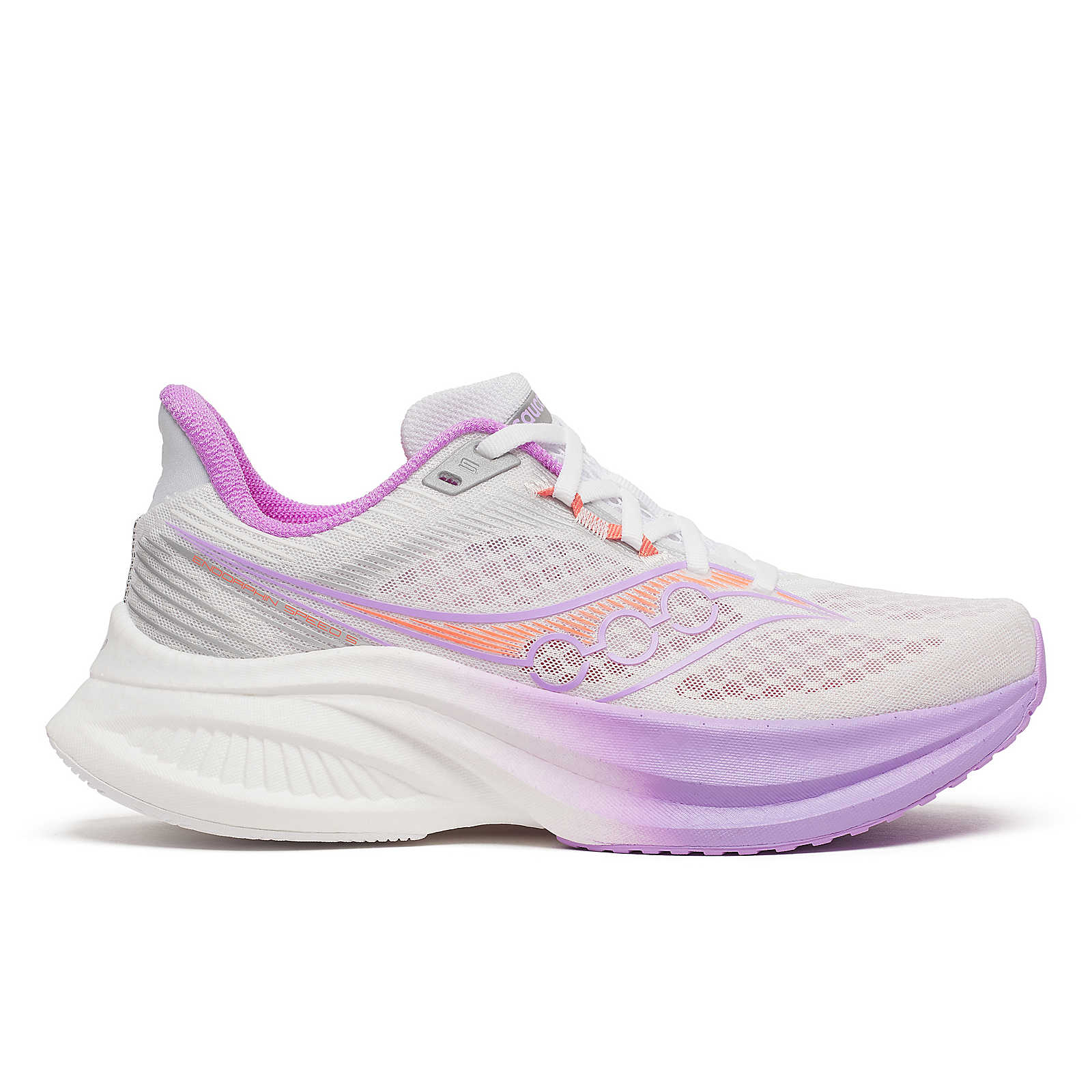 Saucony Women's Endorphin Speed 5 Footwear Saucony White/Crocus-340 6