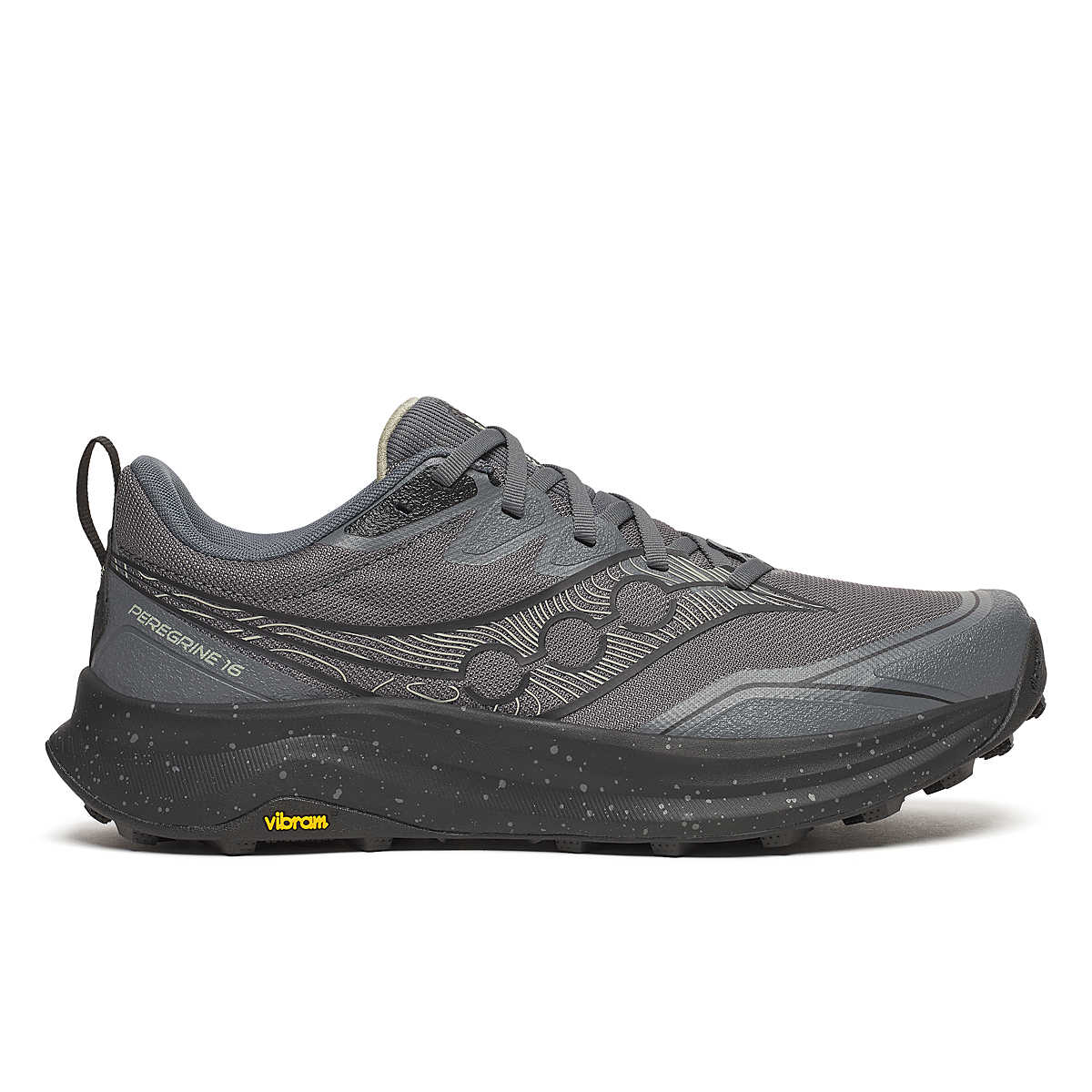 Saucony Men's Peregrine 16 Footwear Saucony Carbon/Black-101 7.5